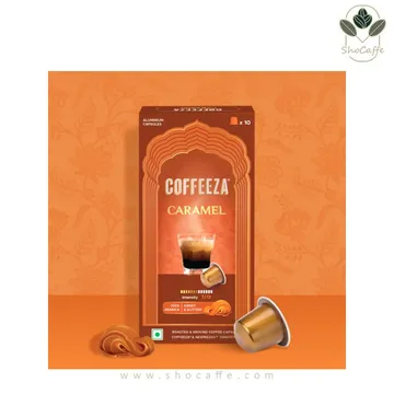 کپسول قهوه نسپرسو کافی زا مدل کارامل CoffeeZa Caramel